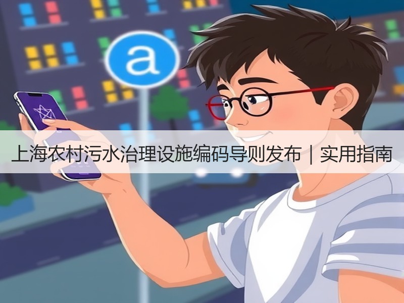 上海农村污水治理设施编码导则发布|实用指南 上海农村污水治理设施编码导则发布|实用指南