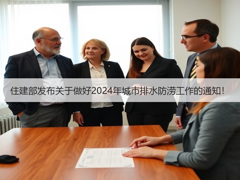 住建部发布关于做好2024年城市排水防涝工作的通知！