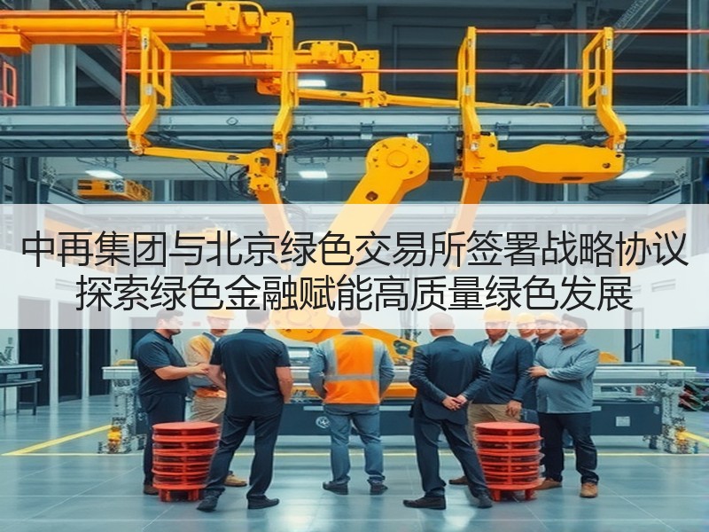 中再集团与北京绿色交易所签署战略协议 探索绿色金融赋能高质量绿色发展