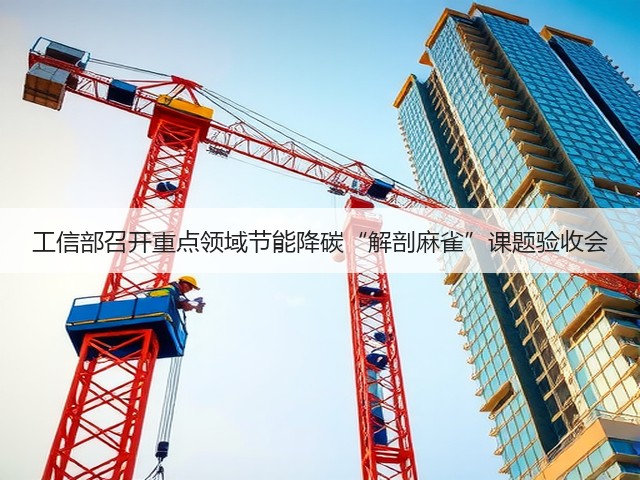 工信部召开重点领域节能降碳“解剖麻雀”课题验收会(图1) 工信部召开重点领域节能降碳“解剖麻雀”课题验收会(图1)