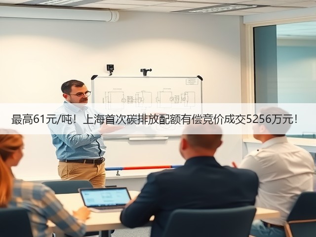 最高61元/吨！上海首次碳排放配额有偿竞价成交5256万元！(图2)