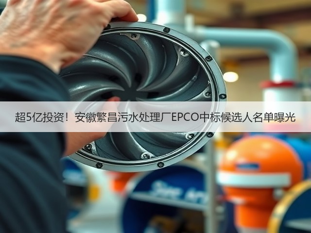 超5亿投资!安徽繁昌污水处理厂EPCO中标候选人名单曝光(图2) 超5亿投资!安徽繁昌污水处理厂EPCO中标候选人名单曝光(图2)
