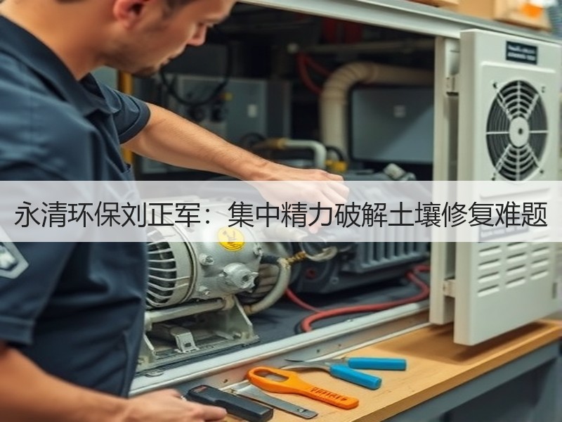 永清环保刘正军:集中精力破解土壤修复难题 永清环保刘正军:集中精力破解土壤修复难题