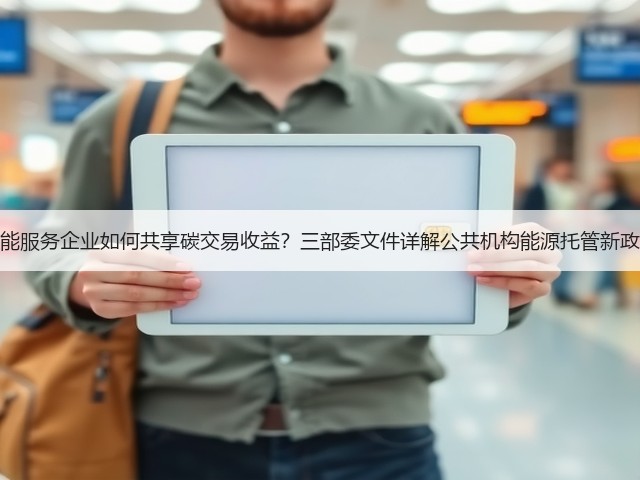 节能服务企业如何共享碳交易收益？三部委文件详解公共机构能源托管新政策(图2)