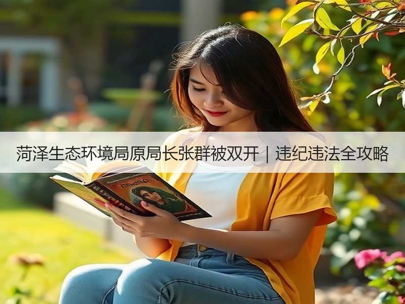 菏泽生态环境局原局长张群被双开|违纪违法全攻略 菏泽生态环境局原局长张群被双开|违纪违法全攻略