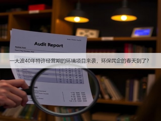 一大波40年特许经营期的环境项目来袭,环保民企的春天到了?(图2) 一大波40年特许经营期的环境项目来袭,环保民企的春天到了?(图2)