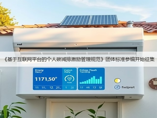 《基于互联网平台的个人碳减排激励管理规范》团体标准参编开始征集(图3) 《基于互联网平台的个人碳减排激励管理规范》团体标准参编开始征集(图3)