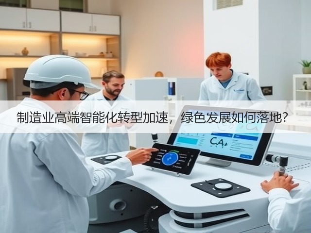 制造业高端智能化转型加速,绿色发展如何落地?(图2) 制造业高端智能化转型加速,绿色发展如何落地?(图2)