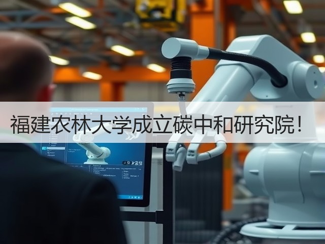 福建农林大学成立碳中和研究院!(图1) 福建农林大学成立碳中和研究院!(图1)