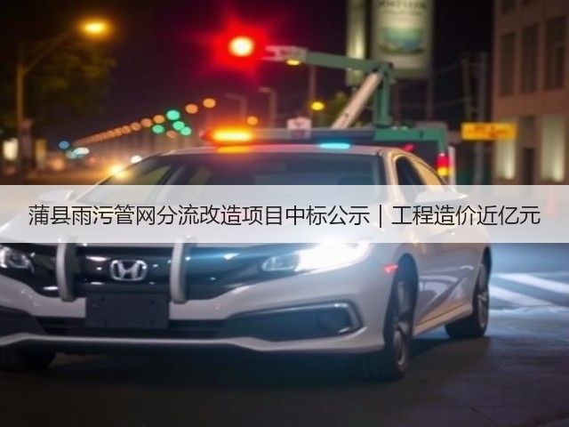 蒲县雨污管网分流改造项目中标公示|工程造价近亿元(图1) 蒲县雨污管网分流改造项目中标公示|工程造价近亿元(图1)