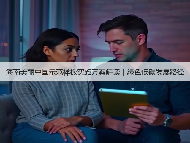 海南美丽中国示范样板实施方案解读|绿色低碳发展路径(图3) 海南美丽中国示范样板实施方案解读|绿色低碳发展路径(图3)