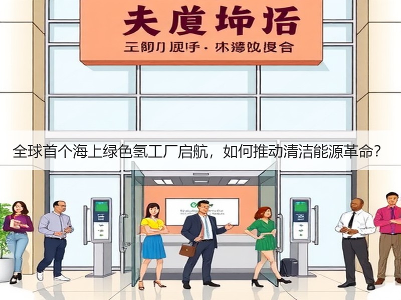 全球首个海上绿色氢工厂启航，如何推动清洁能源革命？