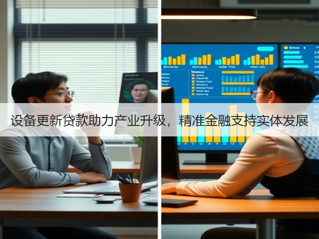 设备更新贷款助力产业升级，精准金融支持实体发展(图1)