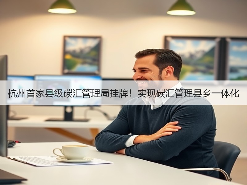 杭州首家县级碳汇管理局挂牌！实现碳汇管理县乡一体化