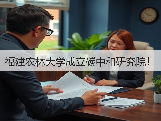福建农林大学成立碳中和研究院!(图3) 福建农林大学成立碳中和研究院!(图3)
