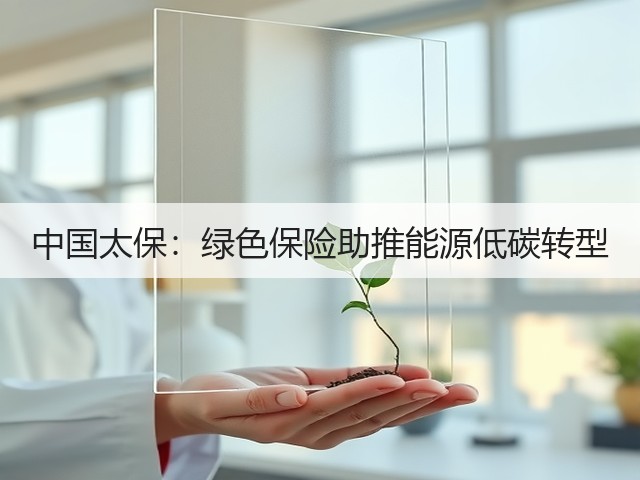 中国太保:绿色保险助推能源低碳转型(图1) 中国太保:绿色保险助推能源低碳转型(图1)