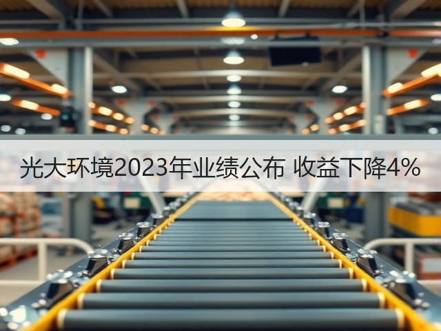 光大环境2023年业绩公布 收益下降4%(图3) 光大环境2023年业绩公布 收益下降4%(图3)