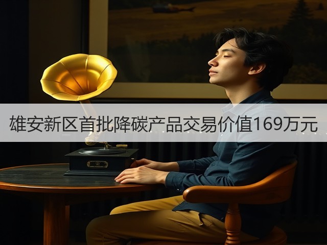 雄安新区首批降碳产品交易价值169万元(图2) 雄安新区首批降碳产品交易价值169万元(图2)