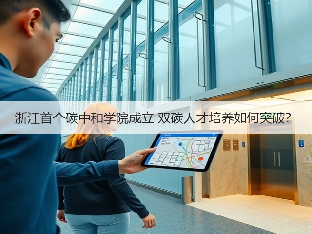 浙江首个碳中和学院成立 双碳人才培养如何突破?(图2) 浙江首个碳中和学院成立 双碳人才培养如何突破?(图2)