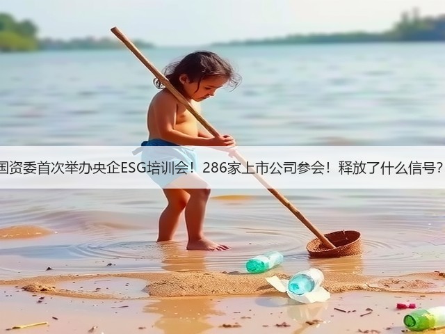 国资委首次举办央企ESG培训会！286家上市公司参会！释放了什么信号？(图1)