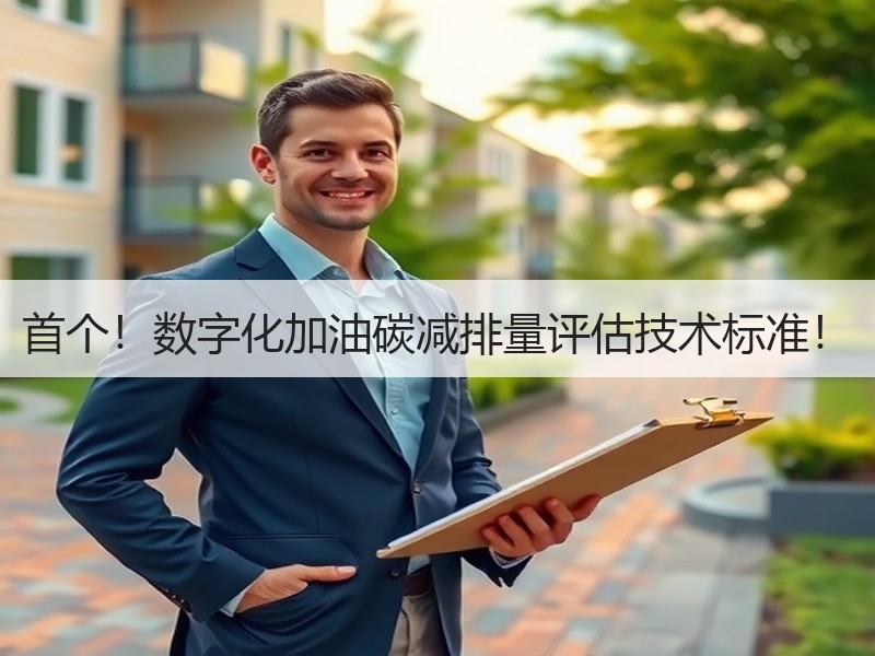 首个！数字化加油碳减排量评估技术标准！
