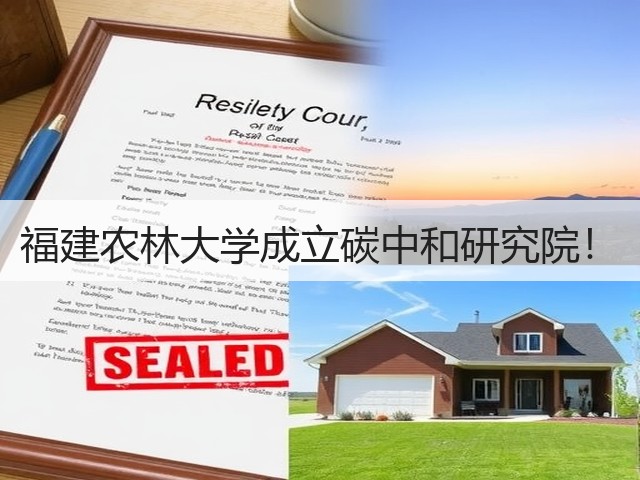 福建农林大学成立碳中和研究院!(图1) 福建农林大学成立碳中和研究院!(图1)