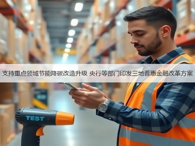 支持重点领域节能降碳改造升级 央行等部门印发三地普惠金融改革方案(图1)