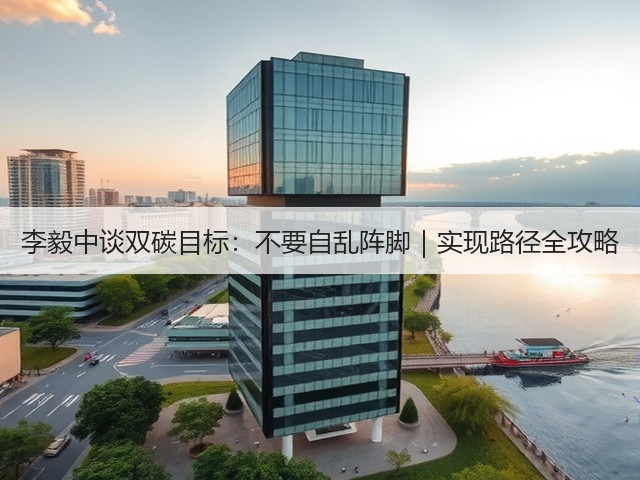 李毅中谈双碳目标:不要自乱阵脚|实现路径全攻略(图2) 李毅中谈双碳目标:不要自乱阵脚|实现路径全攻略(图2)