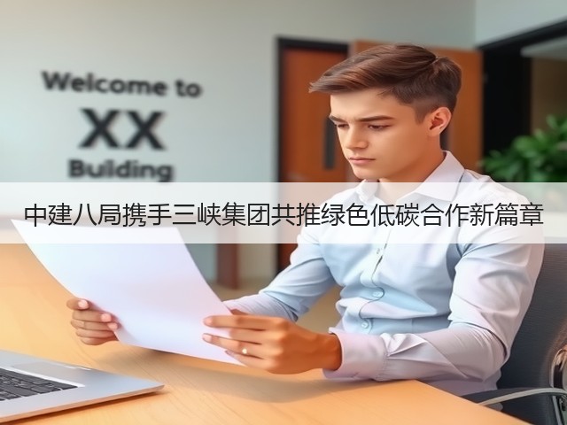 中建八局携手三峡集团共推绿色低碳合作新篇章(图1)