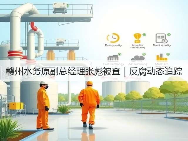 赣州水务原副总经理张彪被查|反腐动态追踪(图2) 赣州水务原副总经理张彪被查|反腐动态追踪(图2)