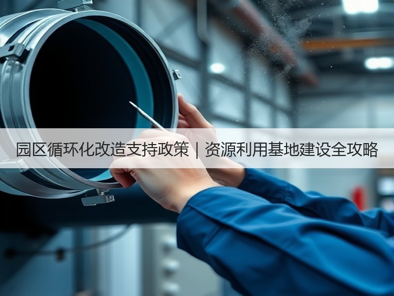 园区循环化改造支持政策｜资源利用基地建设全攻略