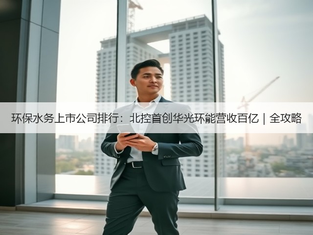 环保水务上市公司排行:北控首创华光环能营收百亿|全攻略(图2) 环保水务上市公司排行:北控首创华光环能营收百亿|全攻略(图2)