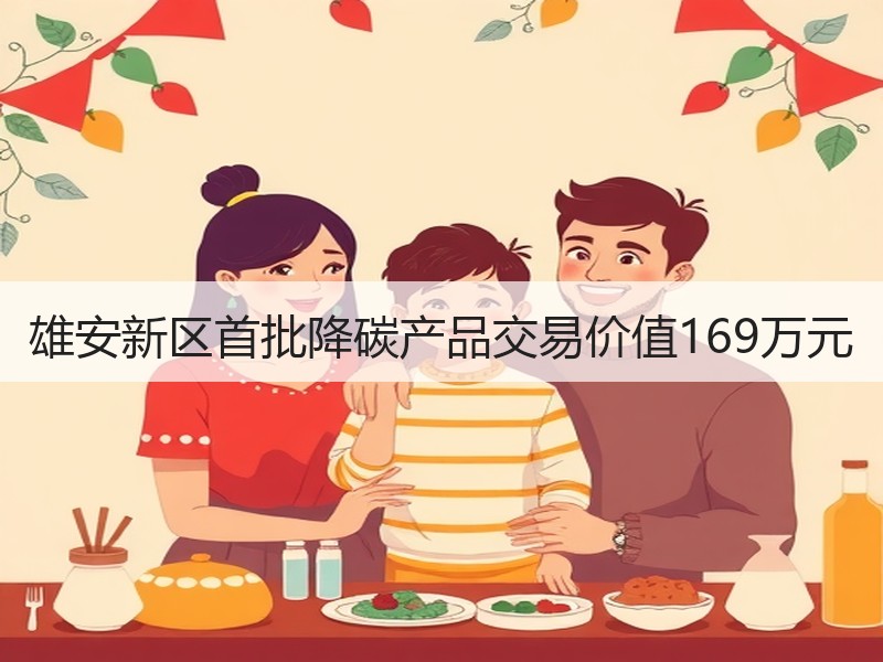 雄安新区首批降碳产品交易价值169万元 雄安新区首批降碳产品交易价值169万元