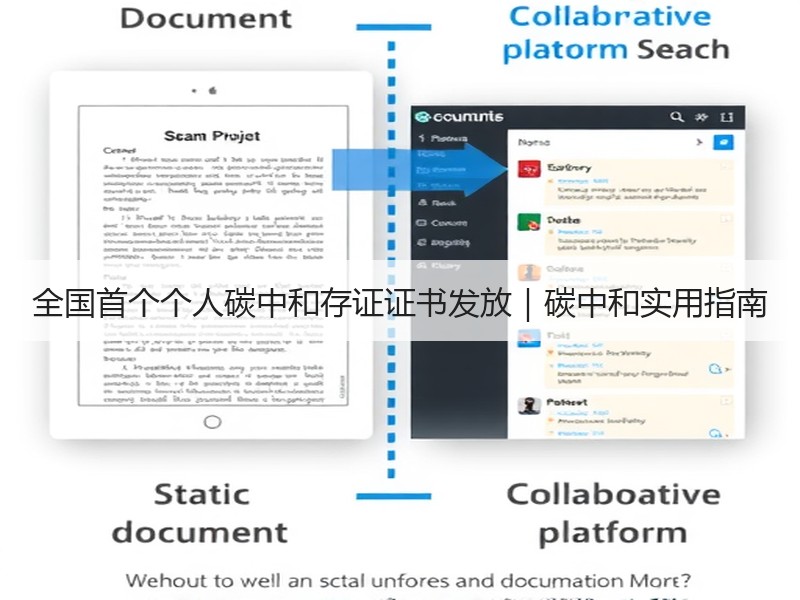 全国首个个人碳中和存证证书发放｜碳中和实用指南