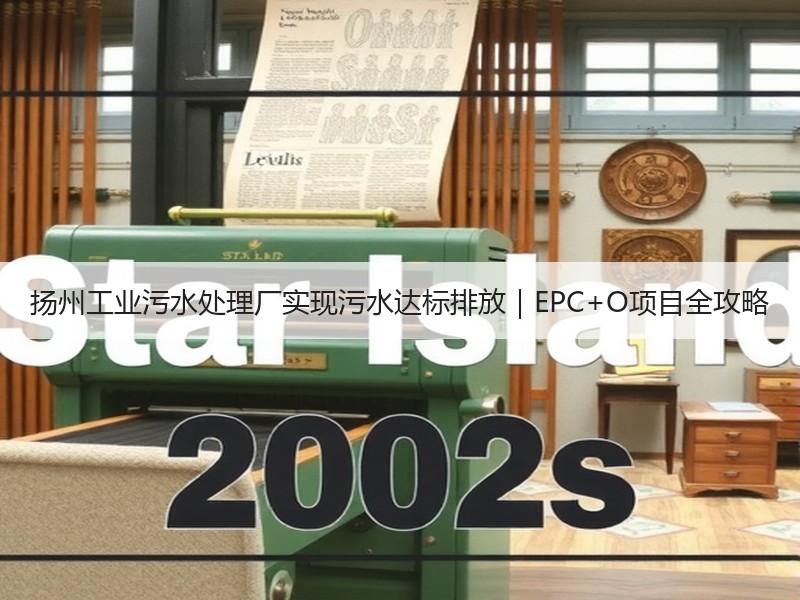 扬州工业污水处理厂实现污水达标排放|EPC+O项目全攻略 扬州工业污水处理厂实现污水达标排放|EPC+O项目全攻略