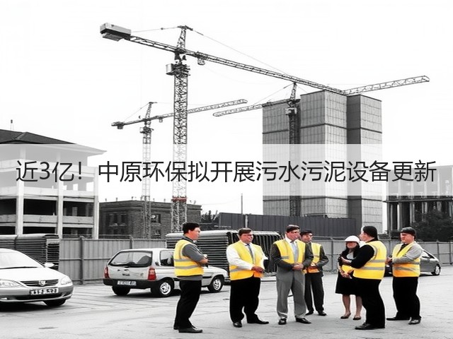 近3亿!中原环保拟开展污水污泥设备更新(图3) 近3亿!中原环保拟开展污水污泥设备更新(图3)