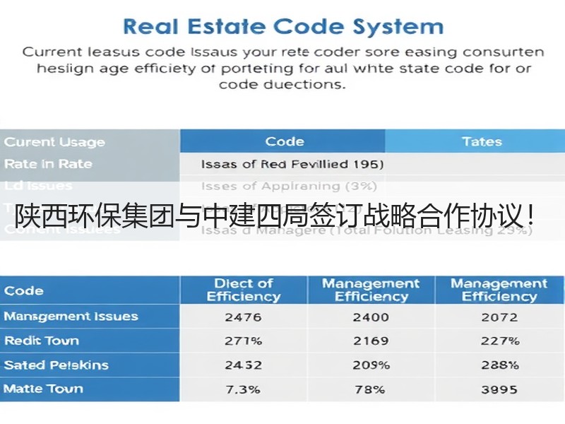 陕西环保集团与中建四局签订战略合作协议！
