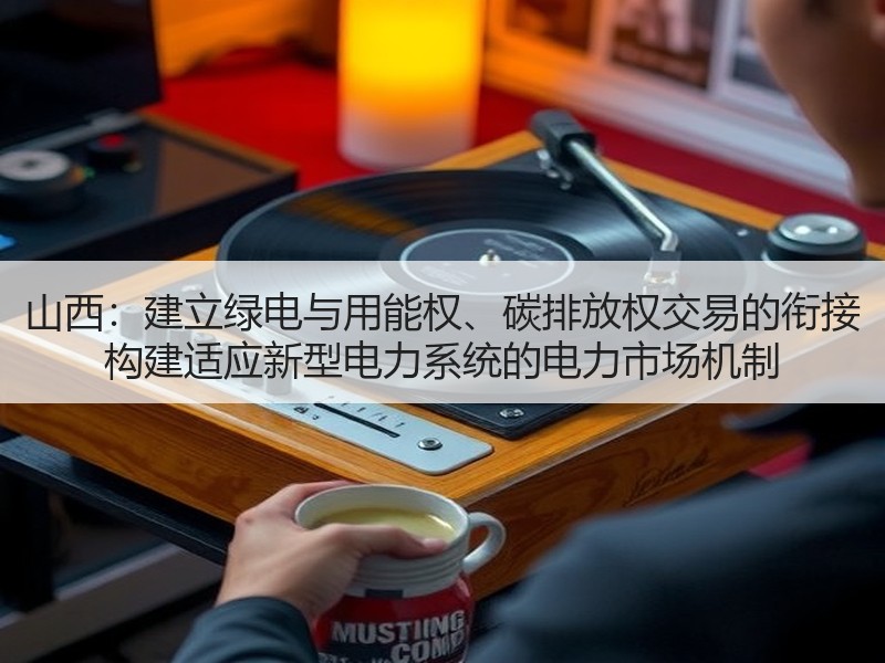 山西：建立绿电与用能权、碳排放权交易的衔接 构建适应新型电力系统的电力市场机制
