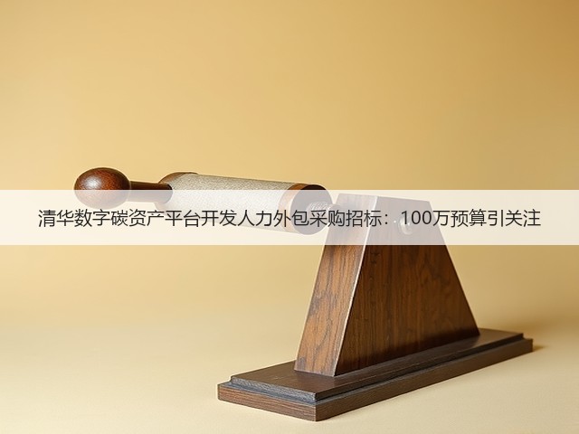 清华数字碳资产平台开发人力外包采购招标：100万预算引关注(图3)