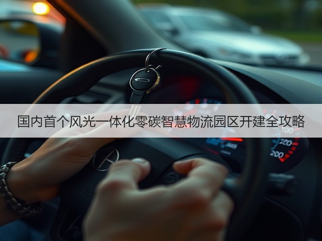 国内首个风光一体化零碳智慧物流园区开建全攻略(图2) 国内首个风光一体化零碳智慧物流园区开建全攻略(图2)