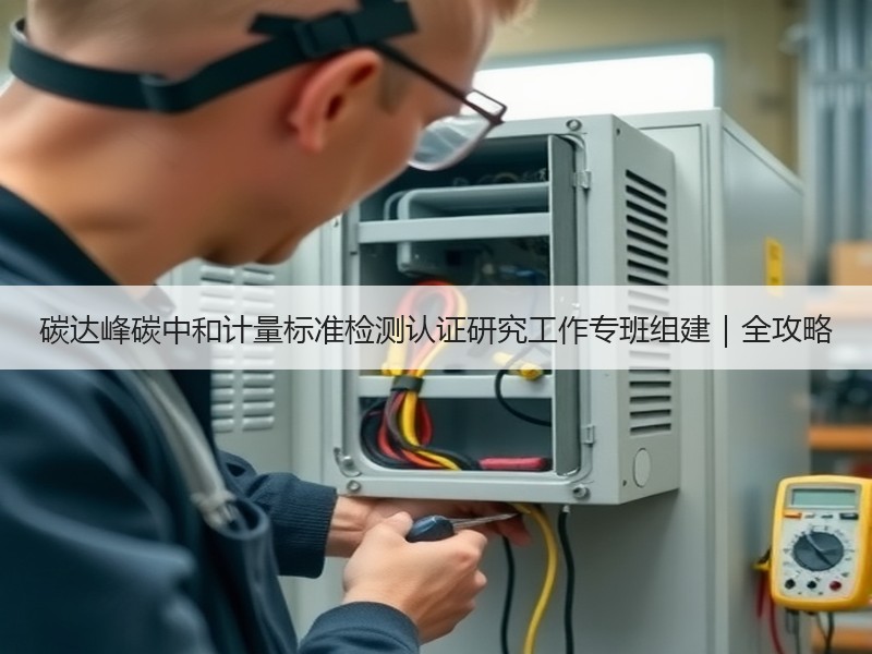 碳达峰碳中和计量标准检测认证研究工作专班组建|全攻略 碳达峰碳中和计量标准检测认证研究工作专班组建|全攻略