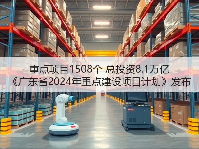 重点项目1508个 总投资8.1万亿 《广东省2024年重点建设项目计划》发布(图3) 重点项目1508个 总投资8.1万亿 《广东省2024年重点建设项目计划》发布(图3)