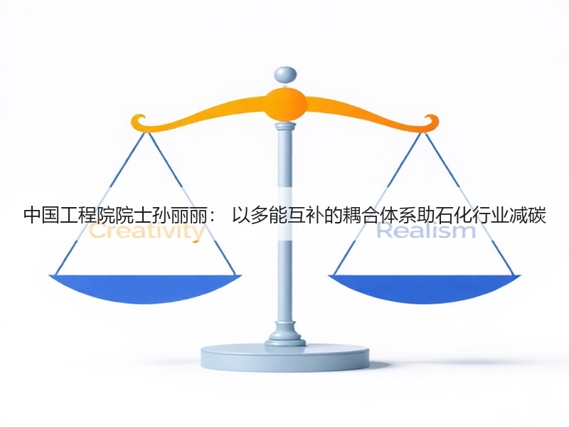 中国工程院院士孙丽丽： 以多能互补的耦合体系助石化行业减碳