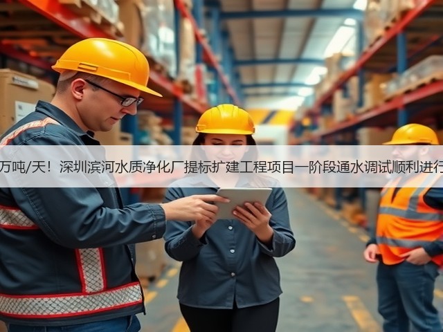 50万吨/天!深圳滨河水质净化厂提标扩建工程项目一阶段通水调试顺利进行!(图1) 50万吨/天!深圳滨河水质净化厂提标扩建工程项目一阶段通水调试顺利进行!(图1)