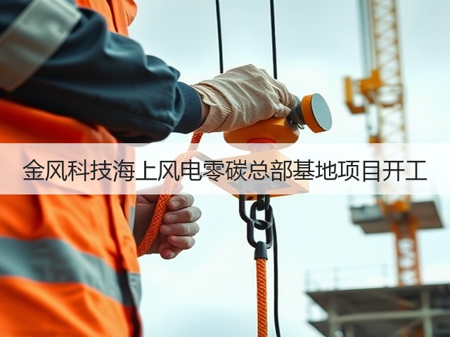 金风科技海上风电零碳总部基地项目开工(图2) 金风科技海上风电零碳总部基地项目开工(图2)