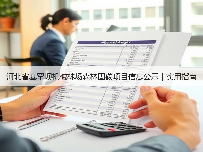 河北省塞罕坝机械林场森林固碳项目信息公示|实用指南 河北省塞罕坝机械林场森林固碳项目信息公示|实用指南