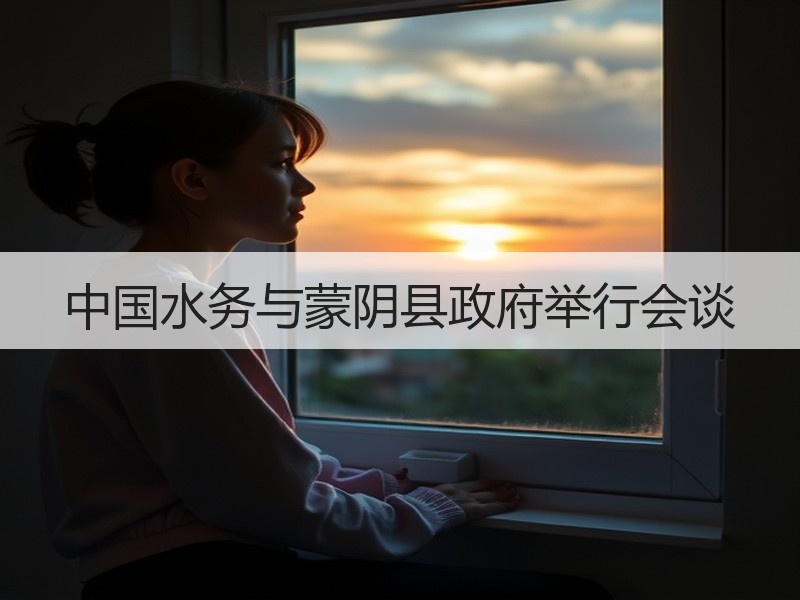 中国水务与蒙阴县政府举行会谈