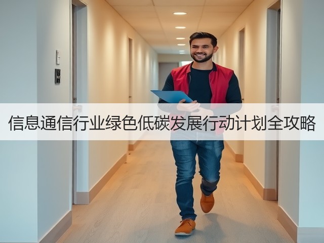 信息通信行业绿色低碳发展行动计划全攻略(图3) 信息通信行业绿色低碳发展行动计划全攻略(图3)