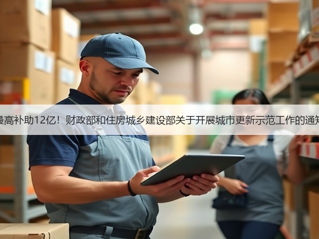 最高补助12亿!财政部和住房城乡建设部关于开展城市更新示范工作的通知(图1) 最高补助12亿!财政部和住房城乡建设部关于开展城市更新示范工作的通知(图1)