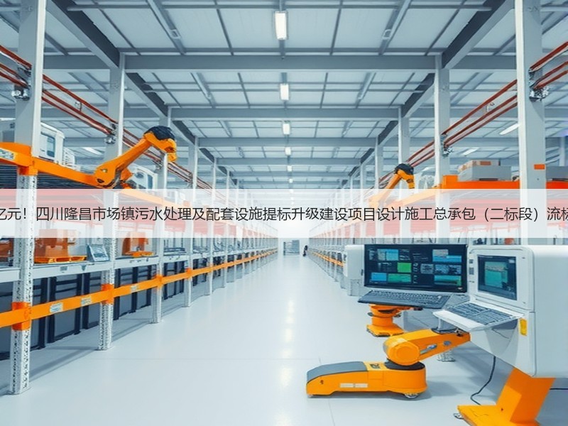 近亿元！四川隆昌市场镇污水处理及配套设施提标升级建设项目设计施工总承包（二标段）流标！